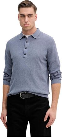 Hackett Trui met ronde hals - Heren - Truien - Blauw - Maat: 2XL Katoen