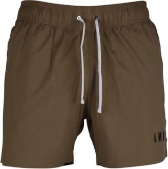 Amiri Core Logo Zwembroek - Heren - Strandmode - Bruin - M - Polyester - Badmode