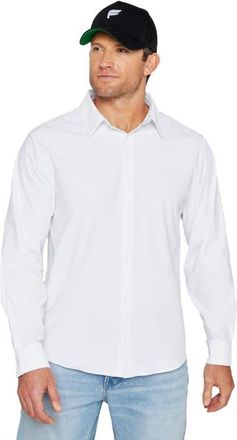 Fabletics Mens The Don Long Sleeve Button Up in Classic White at Nordstrom, Size Xx-Large