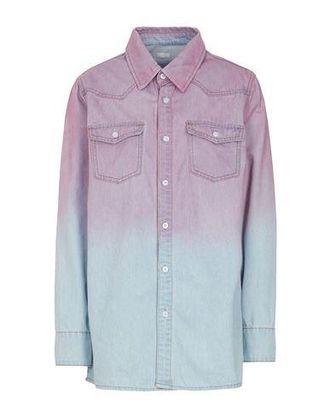 8 by YOOX ORGANIC COTTON DENIM SHIRT