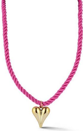 Sphera Milano Pendant Rope Necklace in Gold/Heart 2 at Nordstrom Rack
