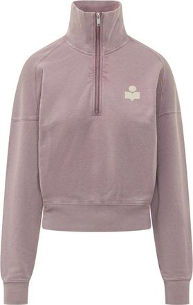 Isabel Marant Ross Sweatshirt - Dames - Sweatshirts - Roze - 2XS - Katoen - Hoodies & sweatvesten