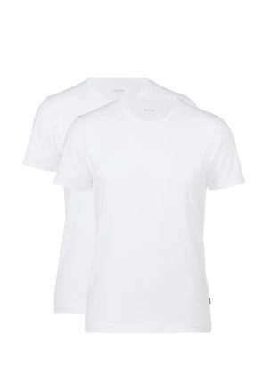 Joop T-Shirt JOOP Everyday, Herren, Gr. XXL, weiss (wei&szlig;), Jersey, Obermaterial: 95% Baumwolle, 5% Elasthan, regular fit h&uuml;ftbedeckend, Rundhals, gerader A