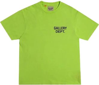 Gallery Dept. Souvenir logo-print T-shirt - unisex - Cotton - L - Green