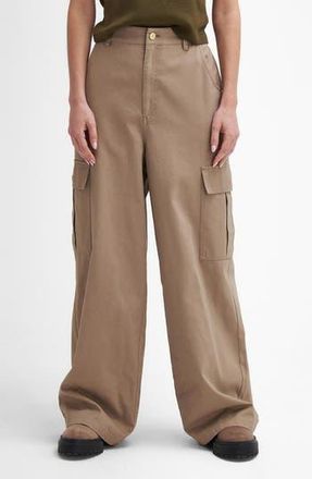 Barbour Kinghorn Cotton Trousers in Light Trench at Nordstrom Rack, Size 12 Us / 16 Uk