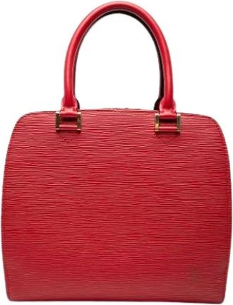 Louis Vuitton Pre-owned Handbags, female, Red, Size: ONE SIZE Pre-owned Leather Handbag