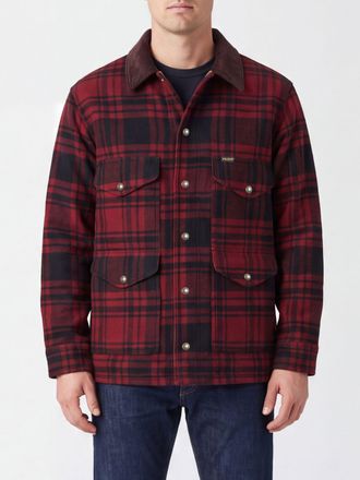 Filson Waterproof Wool Shirt Jacket with Velvet Collar