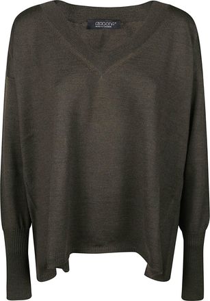 Aragona Oversized Virgin Wool V-Neck Sweater