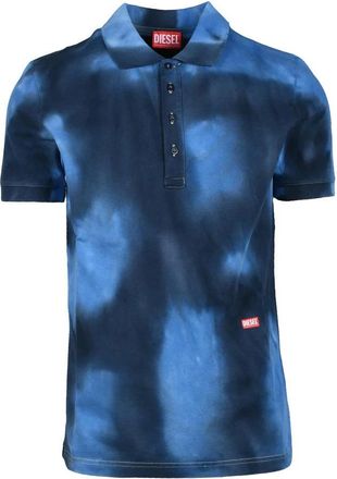 Diesel Blue Cotton Polo