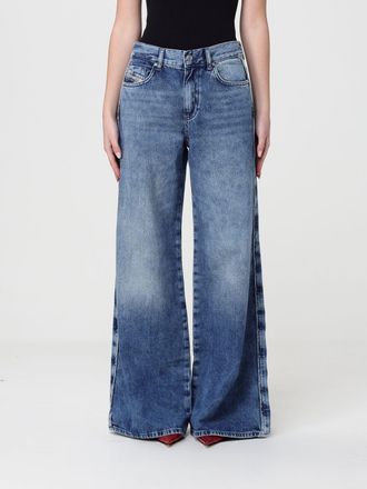 Diesel Jeans wide-leg Diesel in denim di cotone