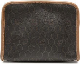 Dior Pre-owned Dior Honeycomb Coated Canvas Pouch Ladies JII2SEPAUCTSZ134
