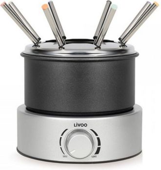 Livoo Juego De Fondue El&eacute;ctrico De 800 W Con 8 Tenedores - Doc333 - Livoo
