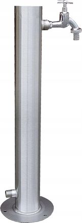 OEM Grifo De Jard&iacute;n De 1/2 Para Poste De Hidrante De 65 Cm Con Conexi&oacute;n Lateral De 1/2