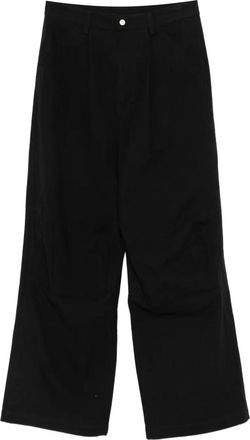 Joe Chia Pantaloni Xerx a gamba ampia - Nero