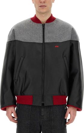 Aïe Casual Jacket With Contrasting Wool Upper