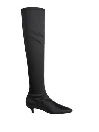 Toteme Black Knee-High Boots