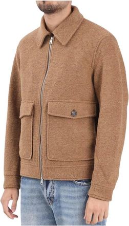 Selected Jassen, Heren, Bruin, XL, Polyester, Giubbotto in panno