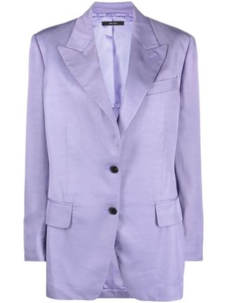Tom Ford single-breasted blazer - Purple