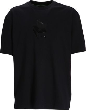 HUGO BOSS Mens Tee Mirror 1 Crewneck T-Shirt, Black