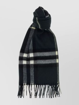 Burberry cashmere check scarf