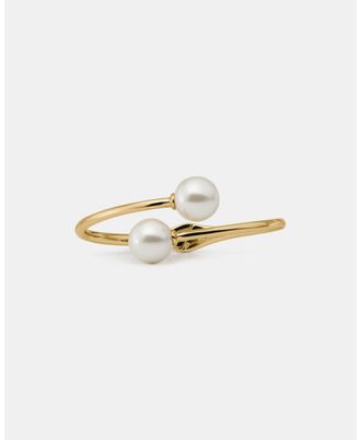 Kate Spade New York Womens Dot Hinged Cuff - Gold Brass - One Size