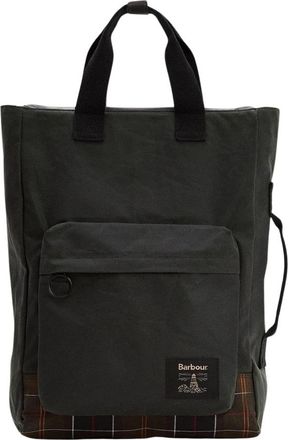 Barbour Field Waxed Backpack - Heren - Rugzakken - Groen - ONE Size - Katoen - Tassen