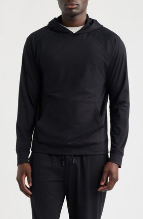 Zella Live In Pullover Hoodie in Black at Nordstrom, Size Xx-Large