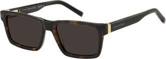 Tommy Hilfiger 2309/S Zonnebril - Heren - Zonnebrillen - Bruin - 55 MM - Accessoires