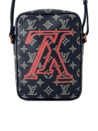 Louis Vuitton 2018 Monogram Upside Down Ink Danube PM crossbody bag - Blue
