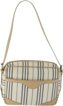 Burberry Pre-owned Cross Body Bags, female, Beige, Size: ONE SIZE Pre-owned Nova check shoulder bag