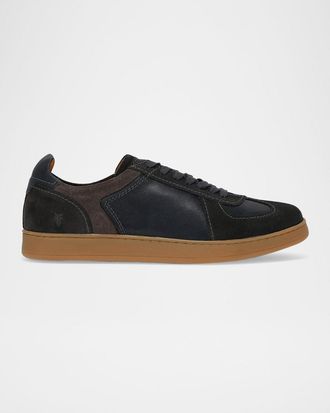 Frye Mens Cooper Leather Low-Top Sneakers