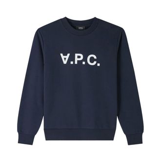 A.P.C. Sweatshirts, male, Blue, Size: XL C0Hbm M27907 TIQ Sweatshirt