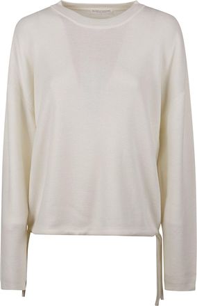 Majestic Filatures Lightweight Long-Sleeved Top with Adjustable Side Ties