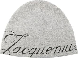 Jacquemus Atelier Beanie - Heren - Hoeden - Grijs - ONE Size - Wol - Accessoires