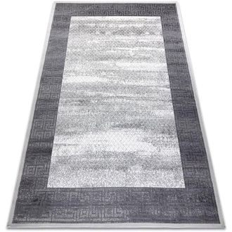RugsX Alfombra Noble Moderna 1512 64 Marco, Griego Vintage - Structural Dos Niveles De Vell&oacute;n Crema / Gris Beige 140x190 Cm
