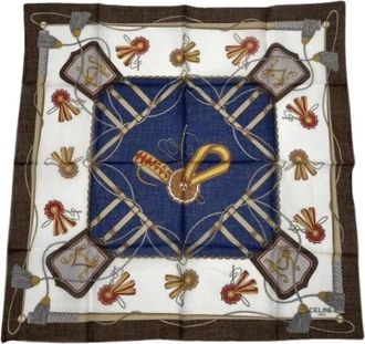 Celine Pre-owned Scarves, female, Multicolor, Size: ONE SIZE Pre-owned Silk Scarf