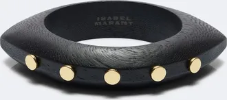 Isabel Marant Layla studded wood bangle