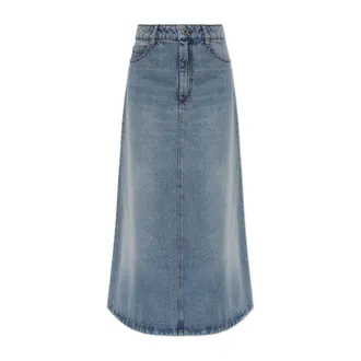 Ami Rokken, Dames, Blauw, W29, Denim, Blauwe Denim Rok