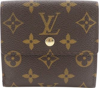 Louis Vuitton Monogram Brown Monogram Monogram Canvas Wallet (Bi-Fold) (Pre-Owned)