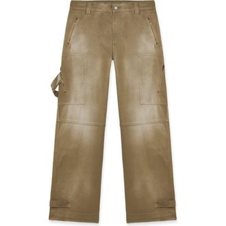 Fortela Juniat Cargo Twill Cotton Trousers in Gr1 at Nordstrom, Size 28 Eu