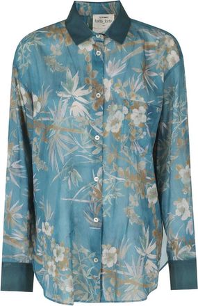 Forte_Forte Mujer, Blusas y Camisas, Azul, Talla: L