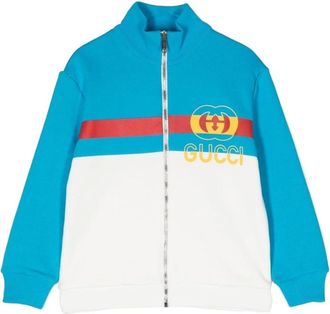 Gucci Logo Zip Kids Sweatshirt