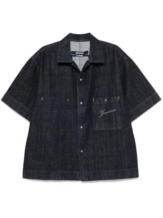 Jacquemus the de Nîmes shirt - men - Cotton - 50 - Blue