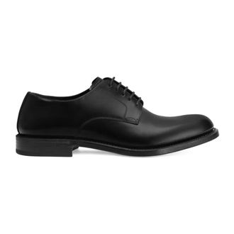 Dolce & Gabbana Calfskin Derby Shoe - Heren - Nette schoenen - Zwart - 41 EU - Leer - Schoenen