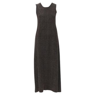 Comme Des Gar&ccedil;ons Comme Des Garcons boiled wool tweed edge midi dress
