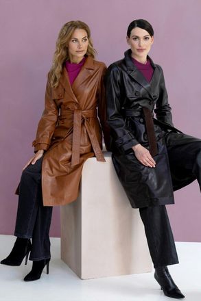 Mart Visser Lyana Leren Jas Cognac