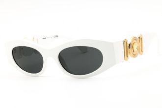 Versace 0VE4480U Oval-Frame Sunglasses - White