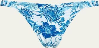 Vilebrequin Tahiti Flowers Jersey Bikini Bottoms
