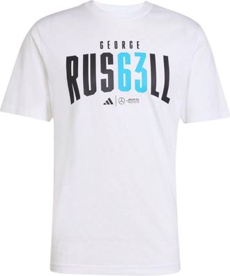 adidas x Mercedes x George Russell T-Shirt Asia Sizing White JZ8906