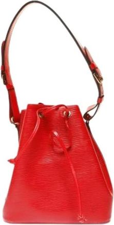 Louis Vuitton Pre-owned Bucket Bags, female, Red, Size: ONE SIZE Pre-owned Vintage Bucket Bag